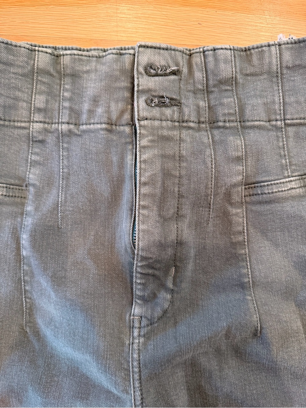 Free People Blue High-Waist Flared Women's Jeans - Picture 5 of 6